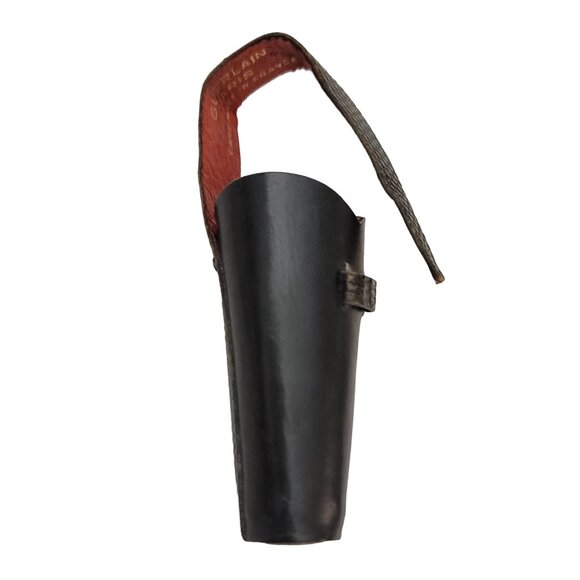 Guerlain Paris L’ Heure Bleue Flacon de Sac Parfum Bottle And Leather Case K439 - Picture 5 of 9